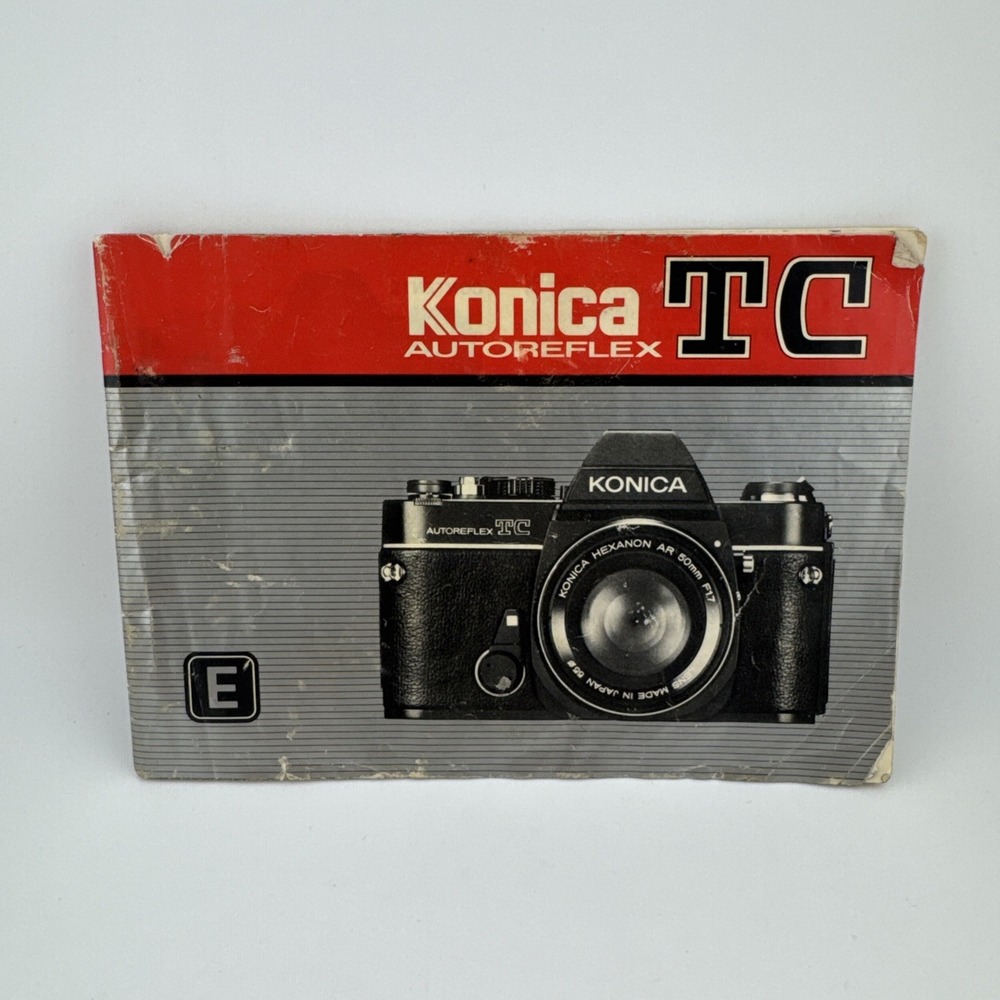 Konica Autoreflex TC Camera Instruction Manual